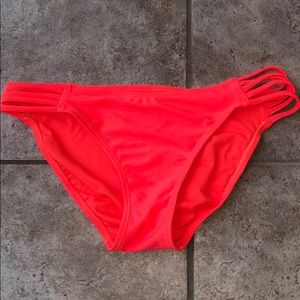 Target coral bathing suit bottoms, size M